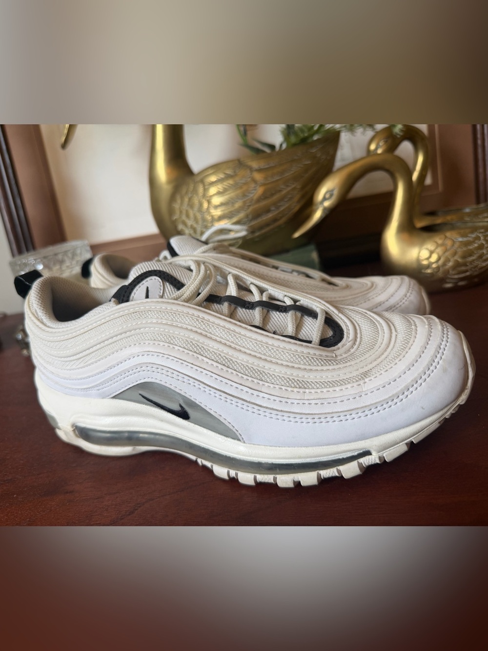 Nike Woman’s Air Max 97 White with Black Accents
